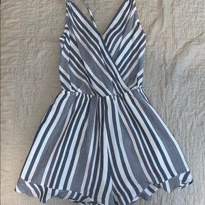 striped short ROMPER